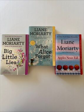 Paperback Book Set - Teal, White, Red Covers